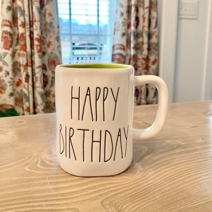 Rae Dunn Happy Birthday mug